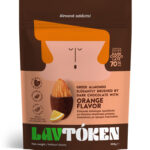 Αμύγδαλα με Μαύρη Σοκολάτα με Άρωμα Πορτοκάλι