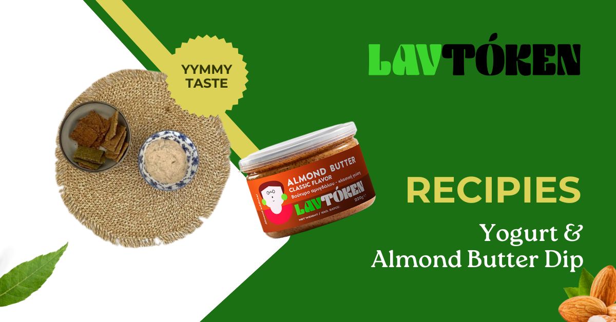 Dip with Yogurt & Almond Butter - Lavtoken